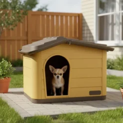 Nayeco Eco Line Casota desmontável na cor mel para cães