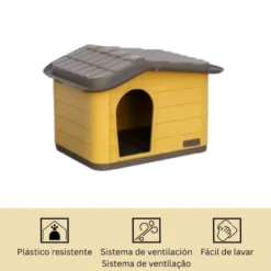 Nayeco Eco Line Casota desmontável na cor mel para cães
