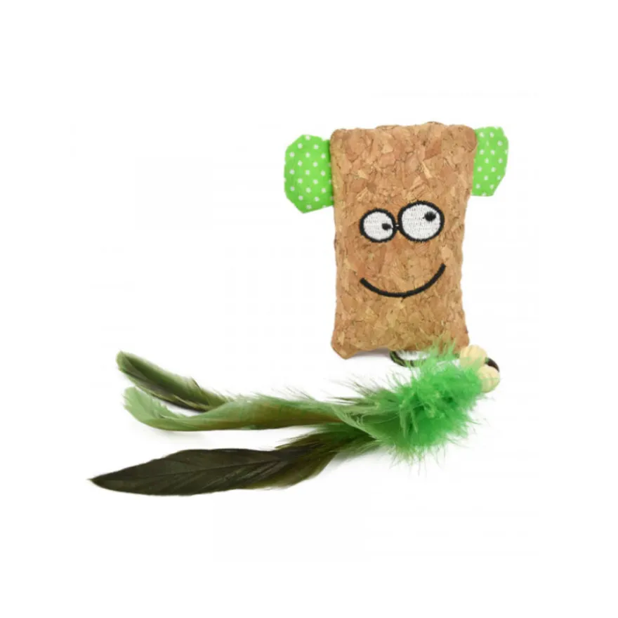 Nayeco Moai Brinquedo de Cortiça para gatos