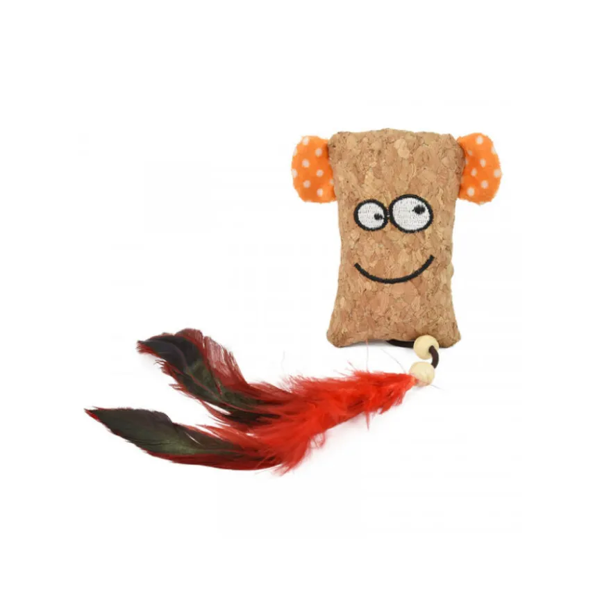 Nayeco Moai Brinquedo de Cortiça para gatos