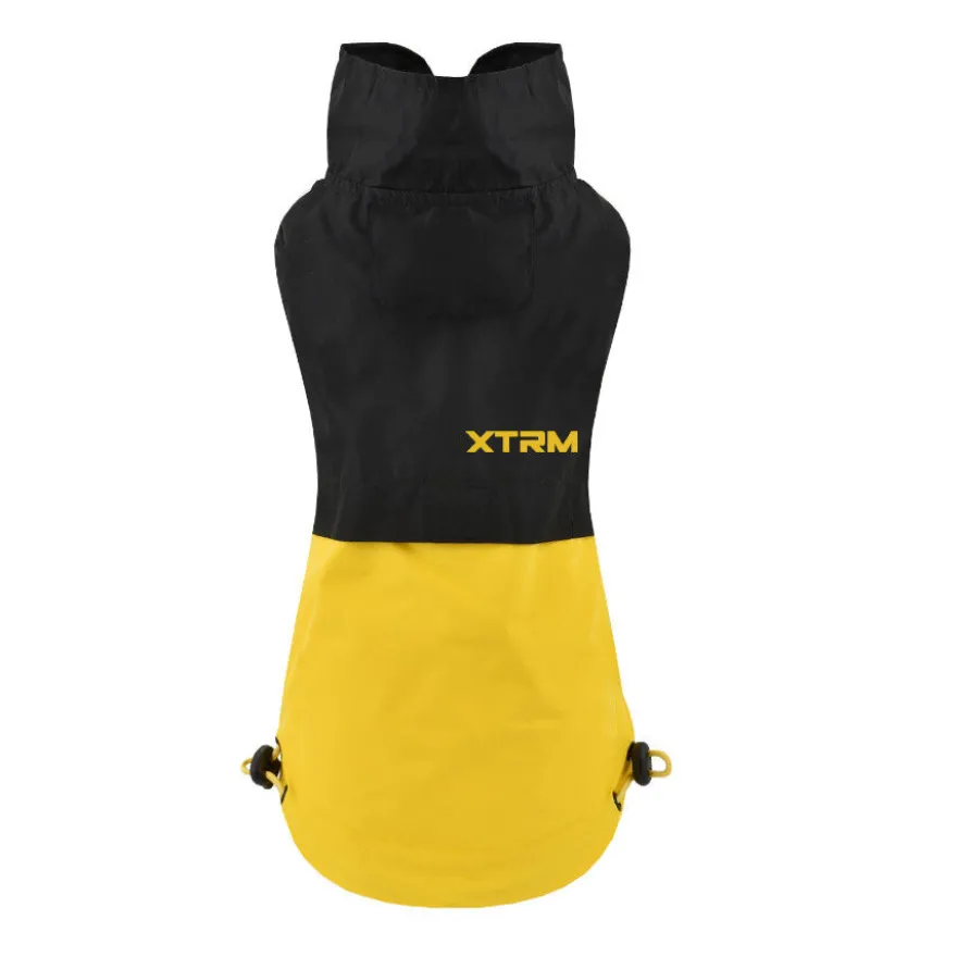 Nayeco X-TRM Capa de Chuva Preta e Amarela para cães