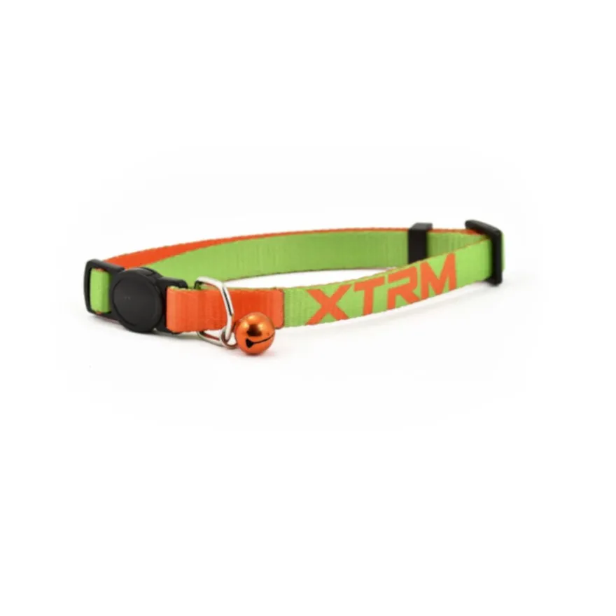 Nayeco X-Trm Neon Flash Verde e Laranja coleira para gatos