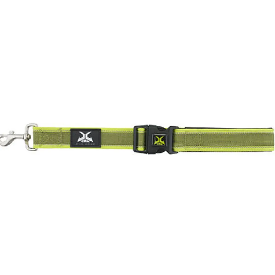 Nayeco X-TRM Pro Trela curta verde lima para cães