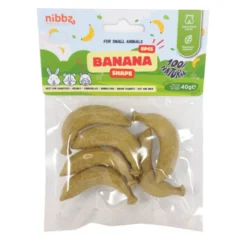Nibbz Banana Snack para roedores