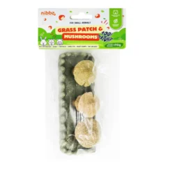 Nibbz Brinquedo Jardim e cogumelos para roer para roedores