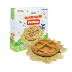 Nibbz Comedouro Girassol Comestível Suplemento alimentar para roedores