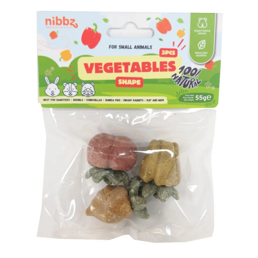 Nibbz Vegetales Snack para roedores
