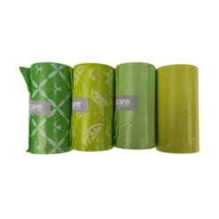 Nice Care Basic Rolos de sacos higiénicos com aroma a limão para cães