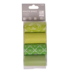 Nice Care Basic Rolos de sacos higiénicos com aroma a limão para cães