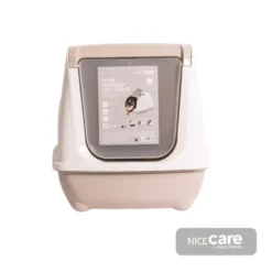 Nice Care Caixa de areia Mega Flip Large Bege para gatos