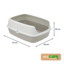 Nice Care Eco Caixa de areia azul para gatos