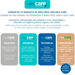 Nice Care Eco Caixa de areia azul para gatos
