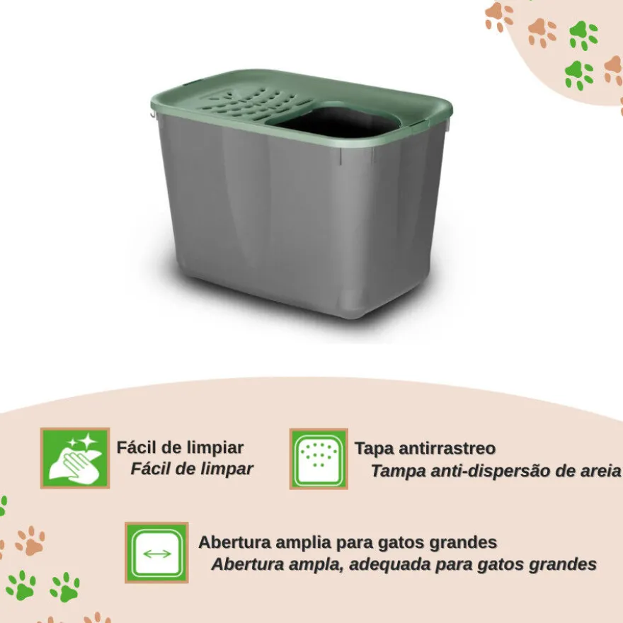 Nice Care Eco Caixa de areia Micia verde para gatos