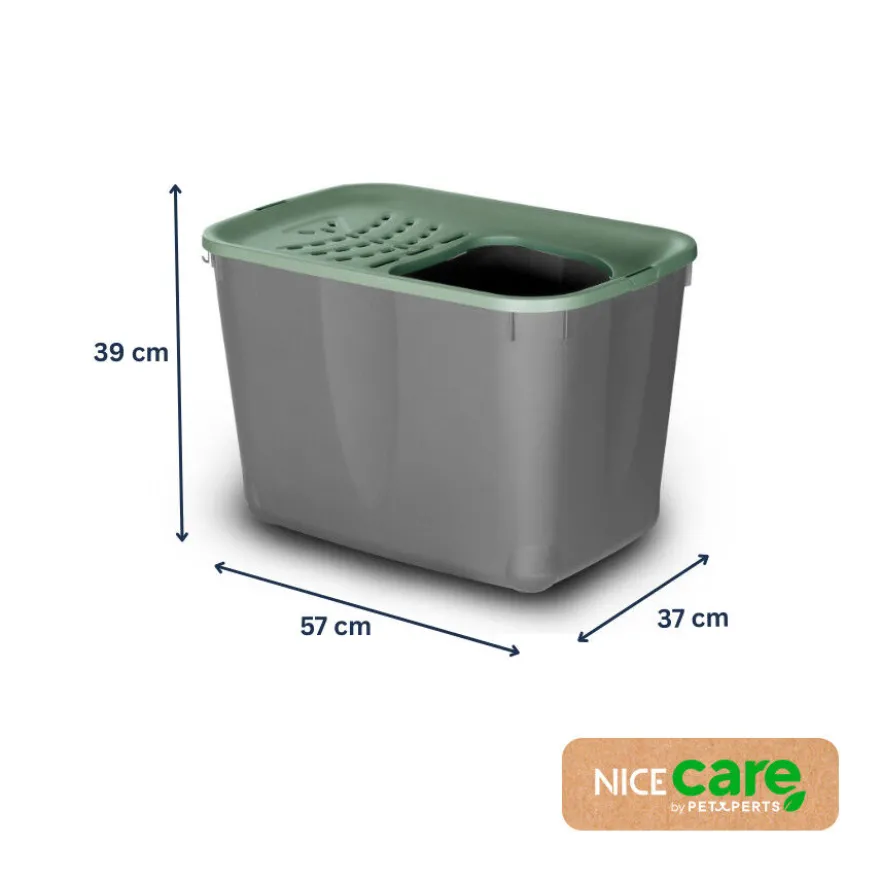 Nice Care Eco Caixa de areia Micia verde para gatos