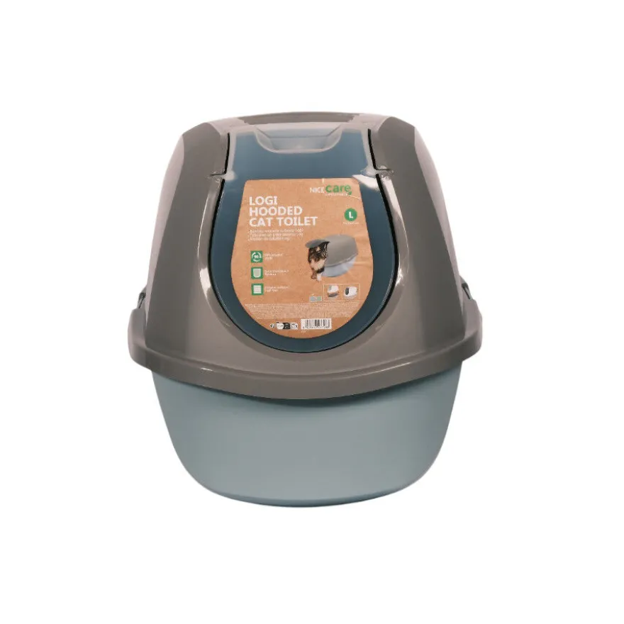 Nice Care Eco Caixa de areia Smart azul e verde para gatos