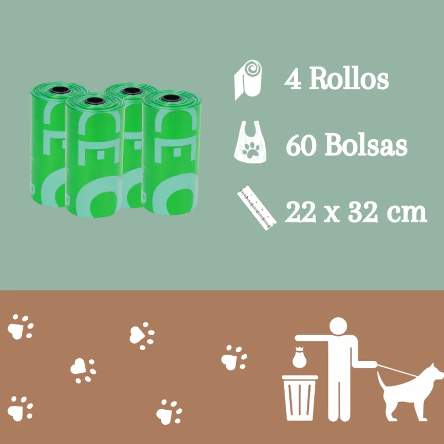 Nice Care Eco Sacos higiénicos para cães