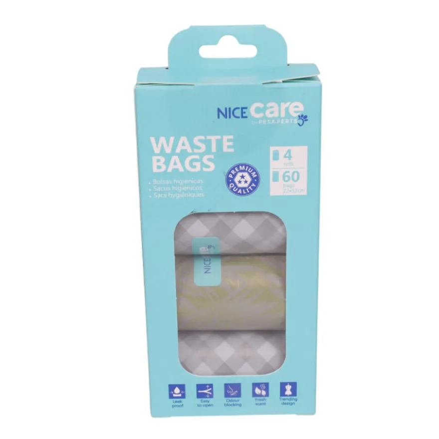 Nice Care Premium sacos higiénicos com aroma a menta para cães