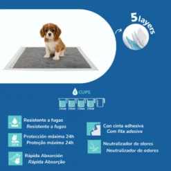 Nice Care Resguardos com carvão ativo para cães