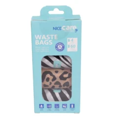 Nice Care sacos higiénicos premium com padrão para cães