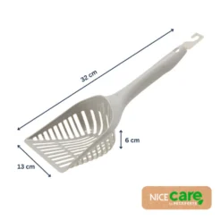 Nice Care Sanitary Scoop Pá para areia Handy Max para gatos