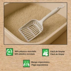 Nice Care Sanitary Scoop Pá para areia para gatos