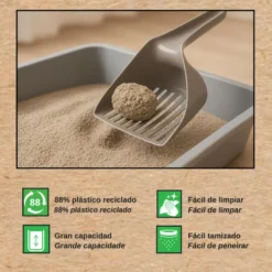 Nice Care Sanitary Scoop Sifting Pá para areia para gatos
