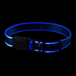Nite Ize NiteDog Coleira LED Recarregável azul para cães