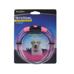 Nite Ize NiteHowl Coleira de Segurança LED Rosa para cães