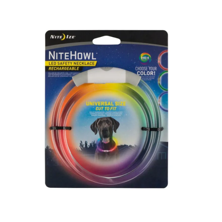 Nite Ize Nite Howl Disc-O-Select LED Coleira para cães