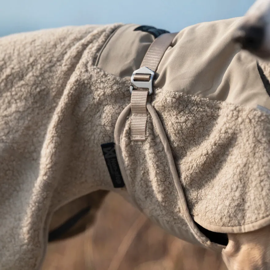 Non-stop Dogwear Casaco de Lã em cor Areia para cães
