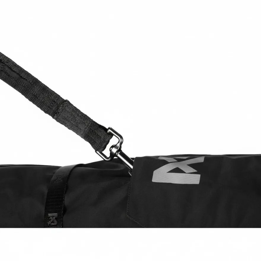 Non-stop dogwear Fjord Capa de chuva impermeável preta para cães