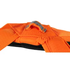 Non-stop dogwear Freemotion Peitoral preto e laranja para cães