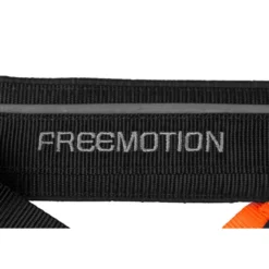 Non-stop dogwear Freemotion Peitoral preto e laranja para cães