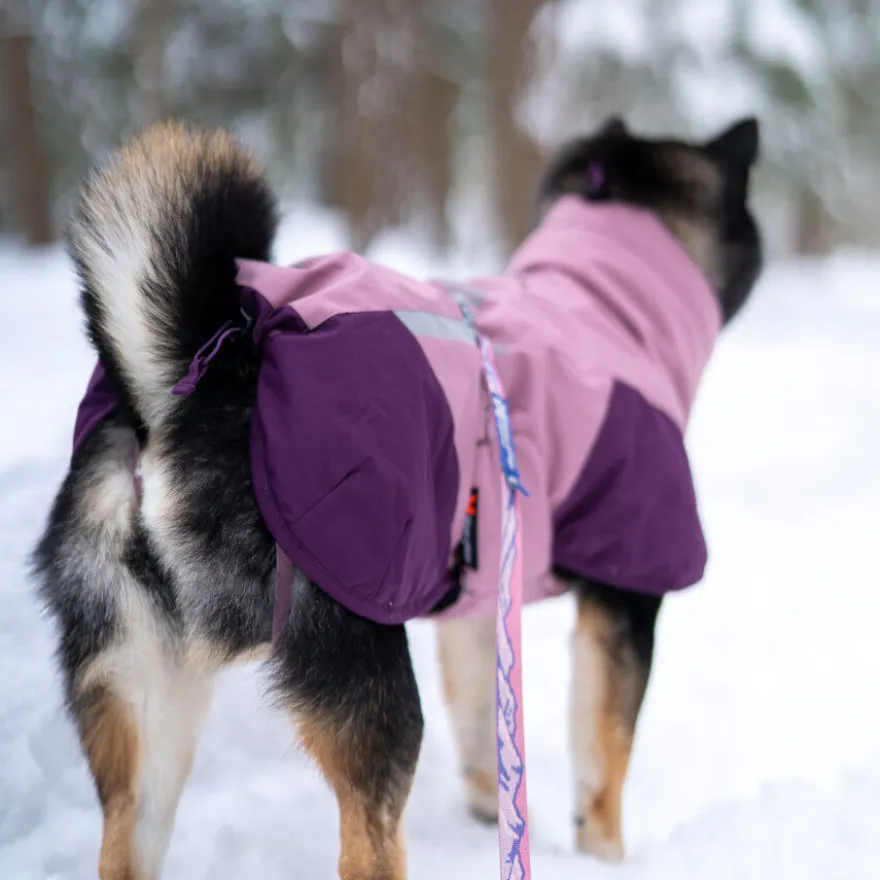Non-stop Dogwear Glacier Casaco Impermeável Malva para cães