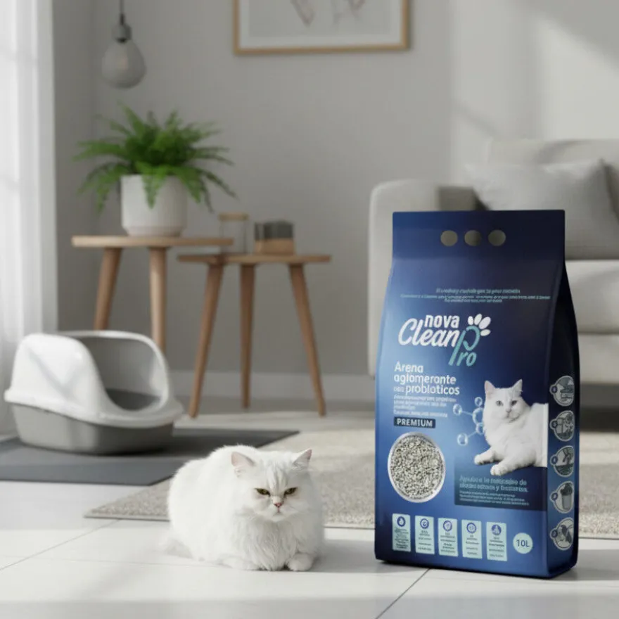 Nova Clean Pro Areia Probiótica para gatos