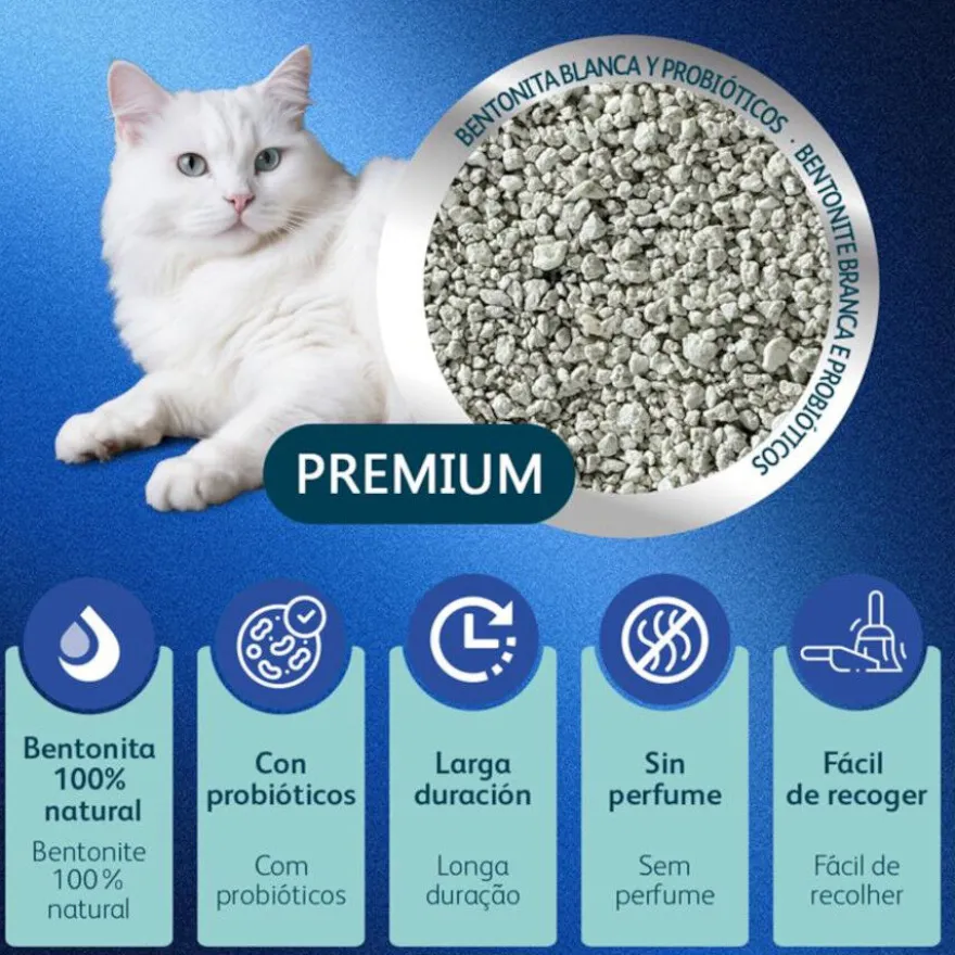 Nova Clean Pro Areia Probiótica para gatos