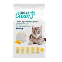 Nova Clean Ultra Areia Aglomerante de Talco para gatos