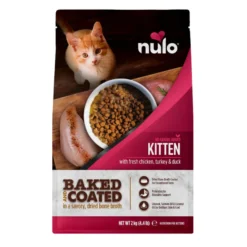 Nulo Baked & Coated Ração de Frango, Peru e Pato para gatinhos
