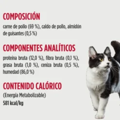 Nulo Comida húmida de Frango, Atum e Pato em caldo em saquetas para gatos