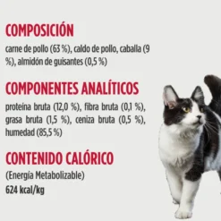 Nulo Comida húmida de Frango com Cavala em caldo em saquetas para gatos