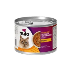 Nulo Comida húmida de Frango e Atum desfiado com Abóbora em lata para gatos