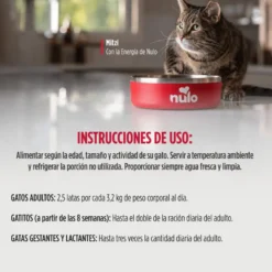 Nulo Comida húmida de Frango e Atum desfiado com Abóbora em lata para gatos