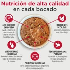 Nulo Comida húmida de Frango e Atum desfiado com Abóbora em lata para gatos