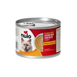 Nulo Comida húmida de Frango e Caranguejo desfiado em lata para gatos