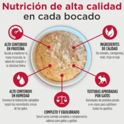 Nulo Comida húmida de Frango e Caranguejo desfiado em lata para gatos
