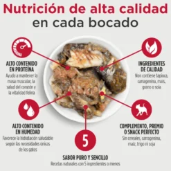 Nulo Comida húmida de Sardinha e Vitela em caldo em saquetas para gatos