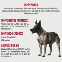 Nulo Comida húmida de Vaca com Salmão em Lata para cães