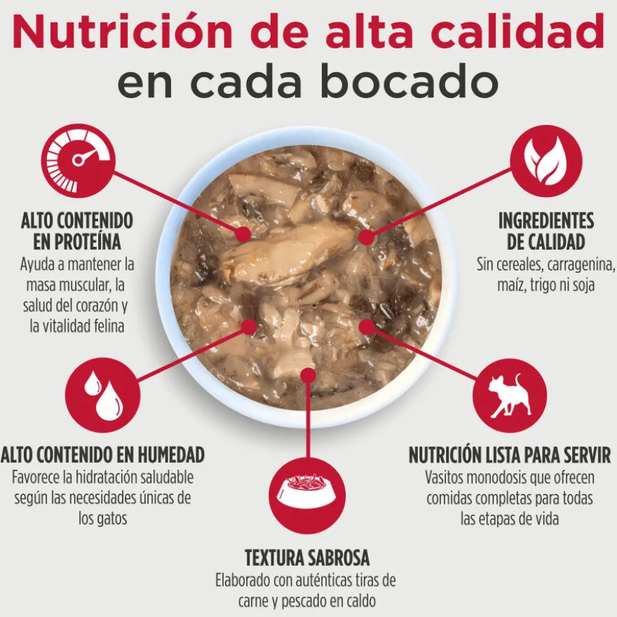 Nulo Comida húmida Estufado de Atum e Caranguejo em terrina para gatos