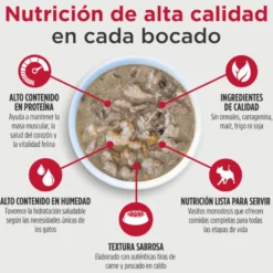Nulo Comida húmida Estufado de Cavala com Gambas e Mexilhões em terrina para gatos