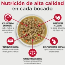 Nulo Comida húmida Estufado de Frango e Salmão em caldo em lata para cães